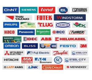 สั่งซื้อสินค้า CHNT

SIEMENS

tend

KIL

PHOENIX CONTACT

THAI YAZAKI

FOTEK

WINDSTORM

PHILIPS

BIO

T.LUG

TAMCO

VSK

Haco

Panasonic

Schneider Electric

BCC

FÜHRER

BANDEX

IDEC

ABB

HELUKABEL

OMRON

BLISS

UPC

FESTO

3M

MITSUBISHI ELECTRIC

Fuji Electric

Danfoss

STEEL CITY (appeared twice, one in logo form and once in text)

HITACHI

MEAN WELL

EATON Bussmann

SC (appeared twice, once in a circle and once in text near STEEL CITY)

LAPP KABEL

LINK

THAI CABLE1

MENNEKES

ได้ที่ fonengineering.com
