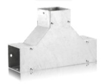 สามทางชุบกัลวาไนซ์ KJL KWTG Horizontal Tee Hot Dip Galvanized ตู้ไฟ รางไฟ
