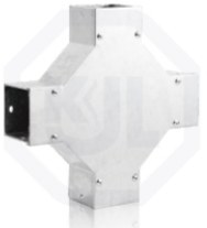 สี่ทางชุบกัลวาไนซ์ KJL KWXG Horizontal Cross Hot Dip Galvanized ตู้ไฟ รางไฟ
