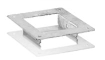 ข้อต่อลงตู้ชุบกัลวาไนซ์ KJL KWFG Flang End Hot Dip Galvanized ตู้ไฟ รางไฟ